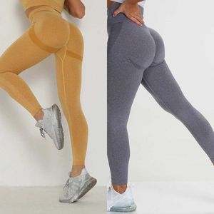 Leggings voor dames kiwi rata sexy leggings voor vrouwen hoge taille yogabroek volledige lengte naadloze trainingsjures voor fittness sport yoga legging Q1224