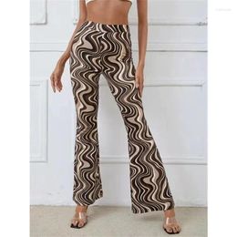 Leggings para mujer LAISIYI Cintura alta Mujeres Fitness Correr Yoga Legging Pantalones acampanados Energy Gym Tight Elástico Entrenamiento