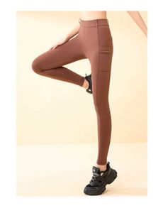 Leggings pour femmes pantalon de moto lycra pantalons latérale à la taille élevée à la taille haute hanche