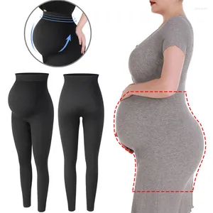 Damen-Leggings, Umstandsmode, schwangere Frauen, formende Hosen, Leggins, hohe Taille, über dem Bauch, Hosen, Schwangerschaft, aktives Workout, Yoga-Strumpfhosen