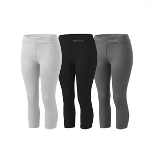 Pantalon de travail de maternité de leggings pour femmes Femmes Hiver Casual Solide chaud élastique haute taille thermale Capris Coton Briefs Femmes