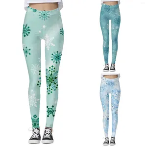 Leggings pour femmes taille moyenne Noël imprimé shorts de vélo pour femmes grand très ajusté pro pour les femmes des années 80 jupe robe pantalon de yoga le bureau