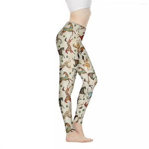 Leggings Femmes Running Horse Modèle Femmes Yoga Pantalons Marque Design Élastique Taille Haute Sports Fitness Entraînement Gym Push Up Slim Collants