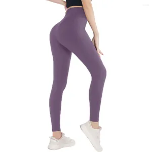 Leggings para mujer S-2XL 2024 Fitness Cintura alta Mujer Longitud completa Pantalones para correr Cómodos y ajustados Yoga