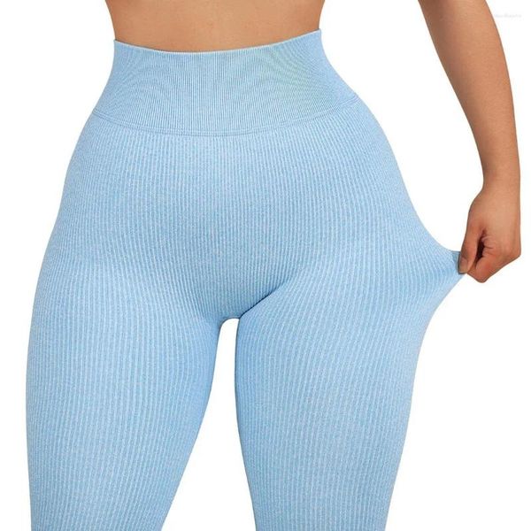 Leggings pour femmes épaissis épaissis de yoga en trois dimensions de yoga collants de couleur solide pantalon