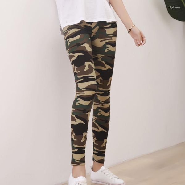 Leggings de mujer Pantalones largos de cintura alta sexy para yoga Ropa deportiva Elástico Ocio Casual Camuflaje Gimnasio Deportes Mujeres