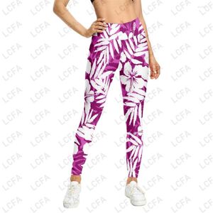 Leggings pour femmes Sport femmes taille haute 3D fleur rose imprimé pantalons de Yoga vêtements de sport Femme Legging entraînement Legins dames Leggins Sexy