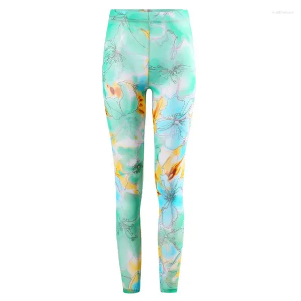 Leggings de mujer Summer Summer Spring Ultra-Dino Talias sexys Seopardo Pantalones de yoga de estampado LEOPAR