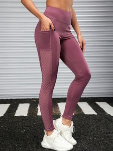 Leggings pour femmes été femmes Gym Legging Sport Fitness avec poche pantalon mode Femme taille haute Yoga vêtements goutte