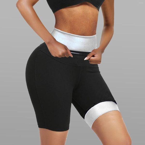 Leggings pour femmes Sweat Sauna Pantalon Body Shaper Perte de poids Minceur Femmes Taille Entraîneur Ventre Thermo Fitness Entraînement