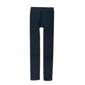 Leggings pour femmes, pantalons d'enseignant, automne et hiver, épaississement, taille haute, coton, rayures verticales, hauts de maternité mignons des années 80