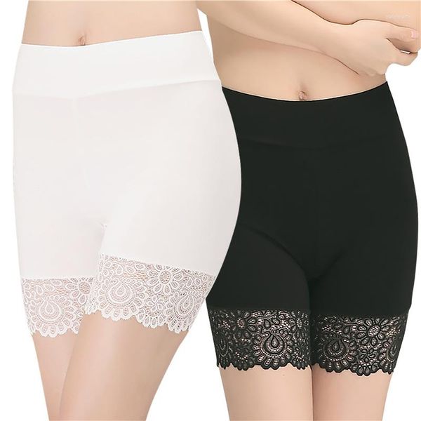 Mallas de encaje fino para mujer, Jeggings cortos de verano para mujer, pantalones ceñidos al cuerpo, pantalones capri recortados, mallas ajustadas, pantalones push-up elásticos en blanco y negro