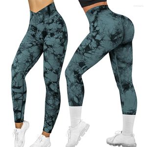 Leggings dames dyen naadloos push -up sportgymningen voor vrouwen yoga rennen fitness hoge taille panty's tillen sexy workout broek