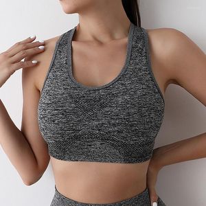 Damesleggings Topsportbeha's voor dames Comfortabele beha zonder beugel Naadloos ondergoed Schokbestendig Yoga Fitness Bralette Sneldrogende beha