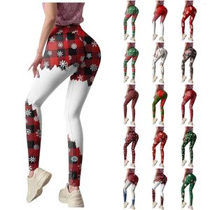 Leggings pour femmes Leggings chauds 2024 Vêtements d'hiver Pantalons thermiques de Noël Femmes