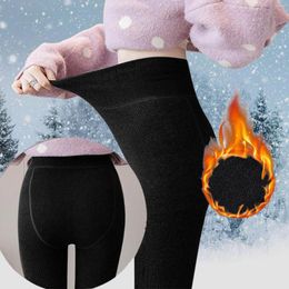 Dameslegging Winter Voor Vrouwen Warm Houden Plus Dikker Elastische Broek Vrouwelijke 2023 Kleding Naadloze Hoge Taille Skinny