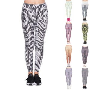 Women's Leggings dames lopende joggingbroek oefenen yogabroek hoge taille dye fitness bodems xs-8xl