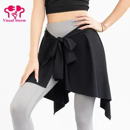 Leggings pour femmes culte de couverture de cul en jupe exposition accidentelle empêcher les hanches à boucher de gymnase pantalons sportifs sans pincement de pincement