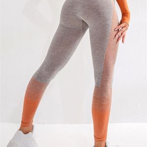 Leggings pour femmes femmes Sexy Push Up taille haute Leggings Gym vêtements de sport sans couture Legging tricot entraînement Femme Jegging 220914