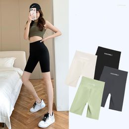 Dameslegging Dames Sharkskin-broek Skinny zomer Korte booty Lifting Buitensporten Hoge taille Rijden Yoga Hardloopkleding