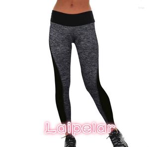 Leggings femme pantalon femme entraînement Fitness pantalon mode femme Sexy Skinny Faux cuir taille haute Legging Patchwork pantalon noir