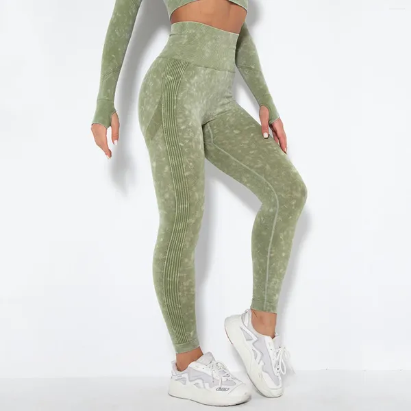 Leggings de mujer sin bolsillos Yoga cintura ancha básica pantalones de pierna acampanados sólidos pantalones deportivos activos Fitness