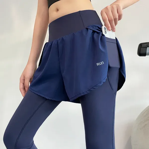 Leggings para mujer Pantalones de yoga para mujer Pantalones de fitness Cintura alta Levantamiento de glúteos Elásticos Ajustados Ajuste de barriga Entrenamiento para correr