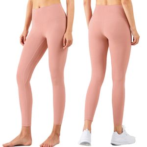 Leggings voor dames yoga sport elastische high taille buikcontrole fitness broek naadloze panty's 230217