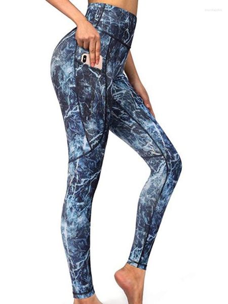 Leggings pour femmes Yoga Entraînement Pantalons de course Femmes Hanches Levage Gym Sport Taille haute Fitness Leggins Bubble Butt