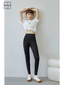 Leggings voor dames Ziqiao Casual hoog-elastische kontheffende slanke haaienbroeken vrouwen herfst naaktgevoel fitness yoga broek vrouwelijke leggings 230309