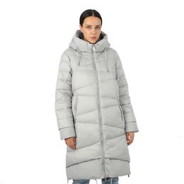 Dames Lang Down Jacket Parka Out meter met kap gewatteerde jas vrouwelijke plus size dames kleding 201201