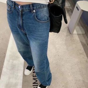 Jeans lâches pour femmes femme designer jambe droite laver après trois jeans standardvente en gros