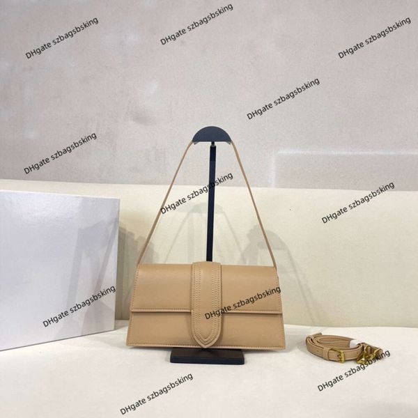 Bolso de lujo para mujer Bolso de diseñador Cartera de mano Diseño jacquemuus nueva tendencia de moda bolso de hombro rectangular versátil bolso axila agarre Ventas de fábrica