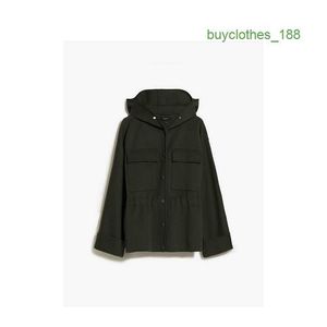 Luxe jas voor dameswol jas mode hoogwaardige echte wol max mara dames wollen hoed parka