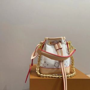 Luxe ontwerper nautische serie van dames Bucket Bag Mini Tote Bag Dames Handtas Schoudertas Crossbody Turnus Kleine en delicate vrouwelijke handtas 16 cm
