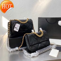 Luxe ontwerpers voor dames schoudertassen Top Leather Classic Clamshell Crossbody Bag Fashion Portable Double Chain Interwoven Tote Factory Direct Sales