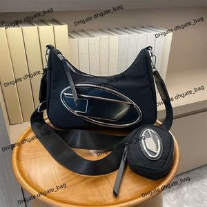 Sac à main de luxe pour femmes sac dingdang 2024 Nouvelle texture haut de gamme épaule simple sac crossbody oxford tissu large sangle hobo mahjong pour femmes sacs à main