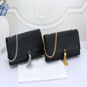 Luxury handtassen met dames YS Bag Shop 90% Factory Hot Sales Groothandel Nieuwe mode Tassel Ketting Bag veelzijdige crossbody schoudertas