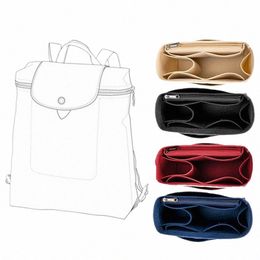 Sacs de doublure de luxe pour femmes Feutre Insert Sac Organisateur Sac à main Fourre-tout Comestic Shaper Maquillage Pochette Maquillage Storagebag U4zn #