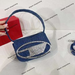 Женская роскошная сумка-седла, дизайнерская сумка на плечо, кошелек Diesel, модная новая полукруглая сумка-тоут, портативная универсальная сумка через плечо
