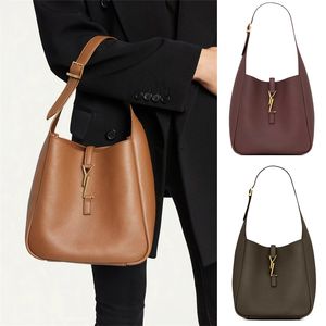 Luxurys Handbag LE5A7 Black en cuir en cuir sac à sacs Sacs Mans grandes hobo épaule des sacs de créateurs de femmes fourre