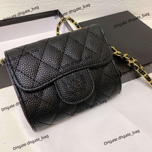 Portefeuille de luxe pour femmes Chag de sac de créateur 90% Factory Hot Sell Wholesale New Clamshell Mini Purse Purse Classic Chain Single Single Crossbody Fashion Handsbag Fashion