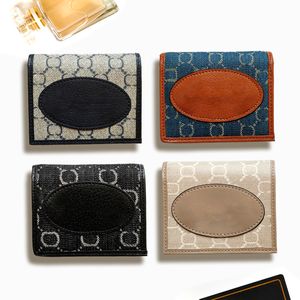 Portefeuille de cartes de concepteur de luxe pour femmes portefeuille de porte-monnaie de porte-monnaie de porte-monnaie de portefeuille de portefeuille en cuir authentique portefeuille courte du portefeuille clés de serrure avec boîte en gros