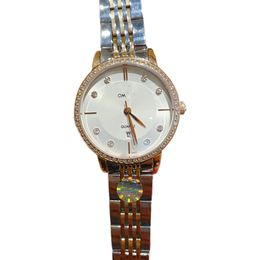 Montre de luxe pour femmes, mariage, plein air, mode, ensemble de diamants, mouvement à Quartz, tempérament, montres de styliste