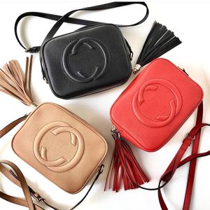 Mujeres Marmont Luxurys Hombro Diseñador Bolsa Borla Cámara Soho Disco Bolsa Monedero y bolso Tote de cuero Bolsa de moda Hombre Cremallera Borla Incluso Embrague Top Bolsos cruzados