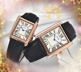Dames heren beroemde liefhebbers designer horloge 34mm 28mm zwart bruin lederen riem klok waterdicht super heldere quartz ketting polshorloge VERJAARDAG GESCHENKEN