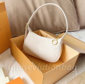 Sac à main Designer LOOP pour femme Luxe demi-lune en cuir classique vieille fleur embrayage sac à main fourre-tout fermeture éclair deux bretelles Ferrures métalliques bandoulière femme Sacs 798684