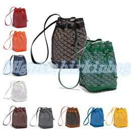 Sacs à bandoulière avec cordon de serrage pour femmes et hommes Sacs à main en cuir véritable Pochette de designer de luxe Sac seau fourre-tout peint PETIT FLOT l sacs à main épaule hobo CrossBody Bag