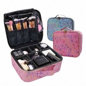 Mini cosmetische tas voor dames hoogwaardige Professional Make -up Organisator Box Opslagmerk Make -up borstels Beauty Manicure Suitcase T4UH#