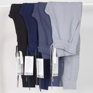 Pantalon de jogging pour femme en tissu au toucher nu pour yoga, entraînement, sport, taille avec cordon de serrage, pantalon de survêtement avec deux poches latérales